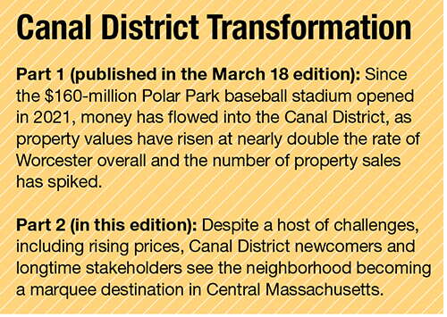 An infographic explaining the two-part Canal District examination
