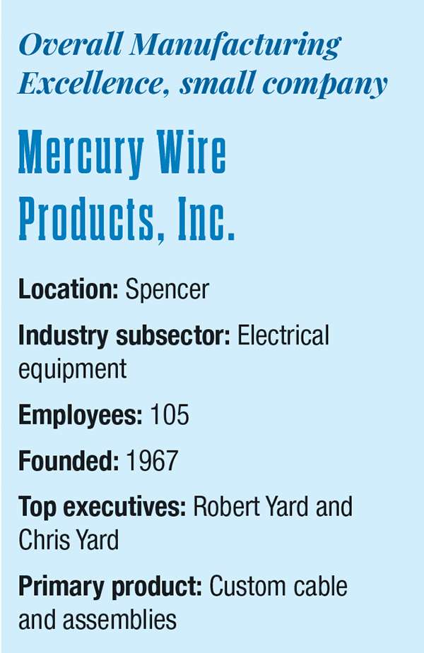 Manufacturing Awards: Mercury Wire sticks to its fundamentals