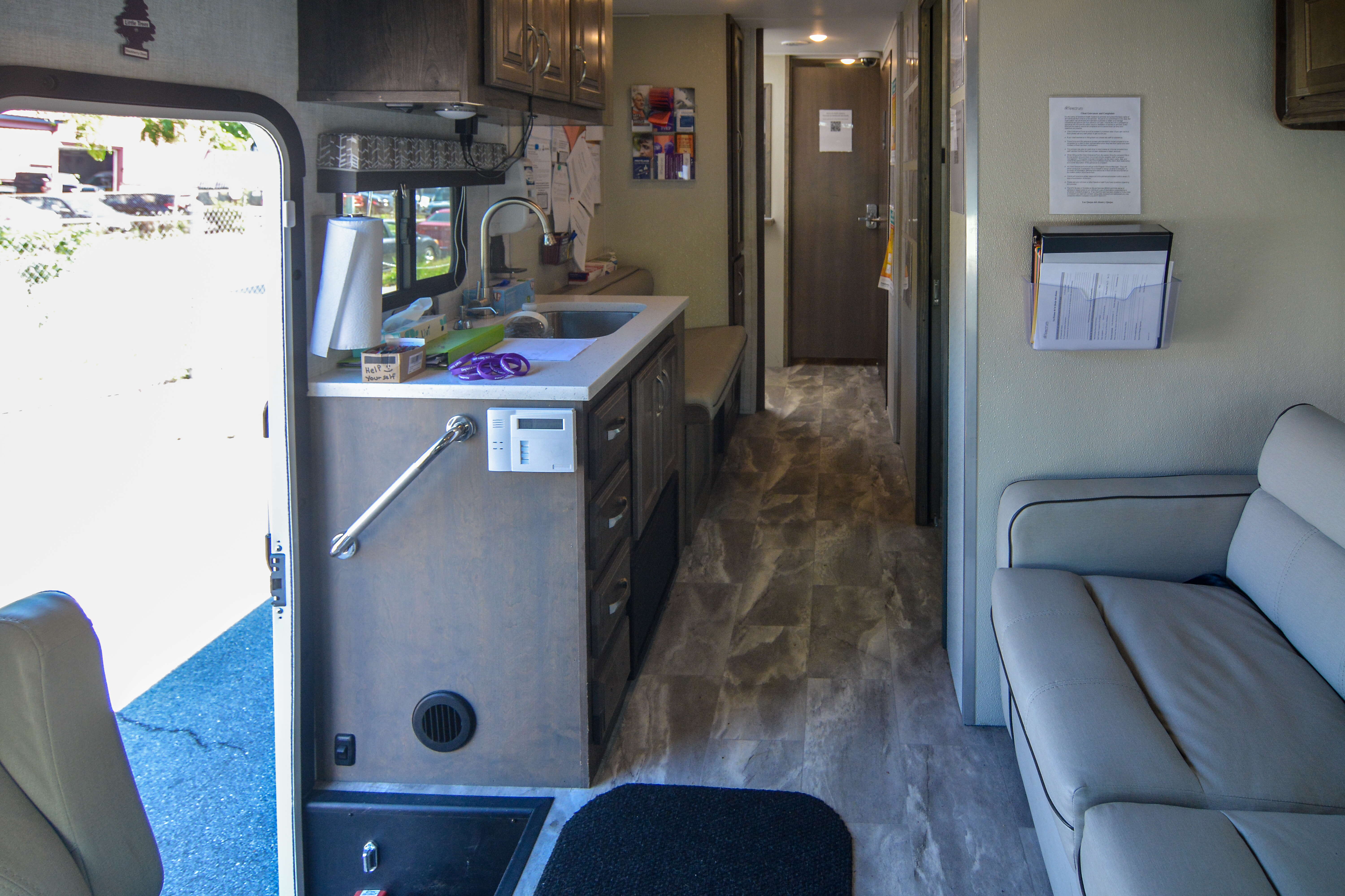 Inside the Spectrum Health Systems mobile treatment van