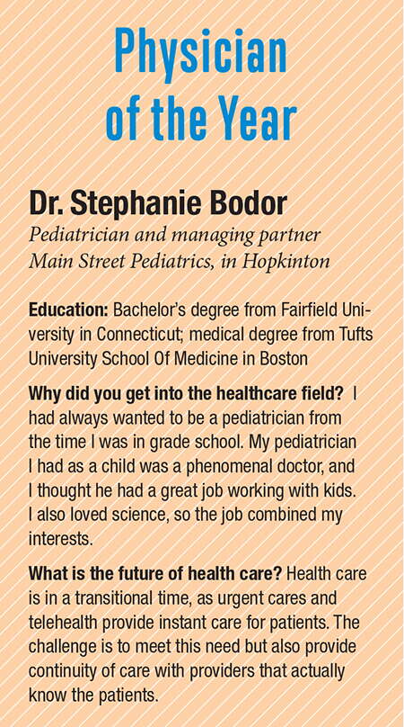 A bio box on Dr. Stephanie Bodor