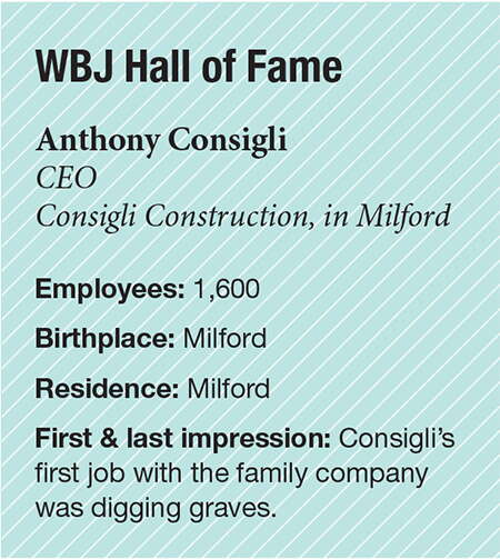 a bio box for Anthony Consigli