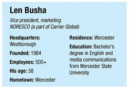 A bio box on Len Busha of NORESCO