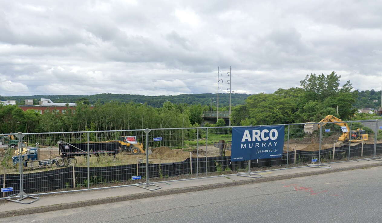 A construction site