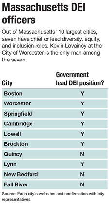 Massachusetts DEI officers chart