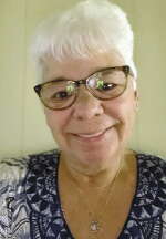 A woman with glasses