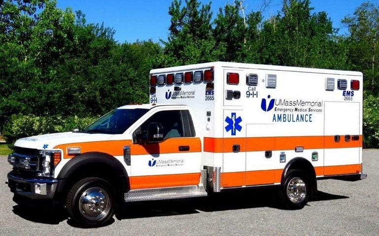 An ambulance