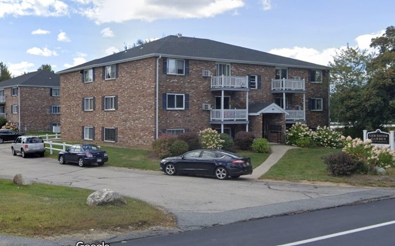 two apartment buildings