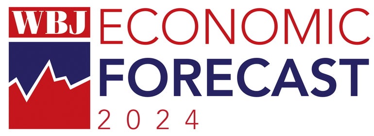 The logo for WBJ's Economic Forecast edition and event
