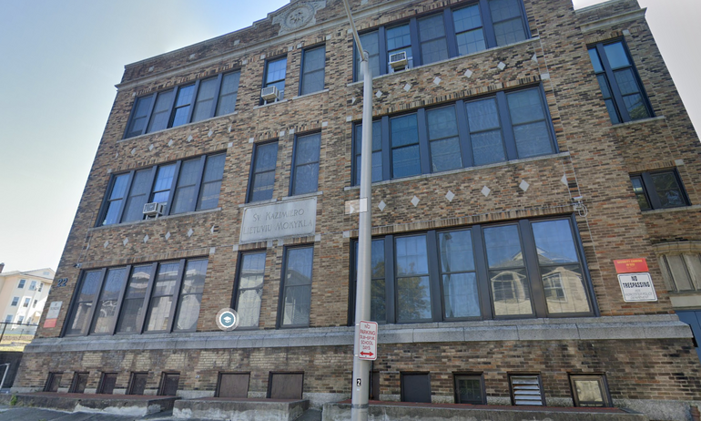 A large brick school building