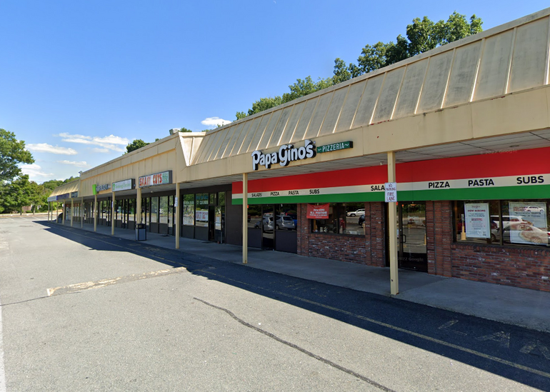 A shopping plaza