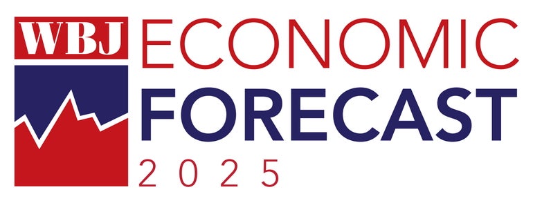 The logo for WBJ's 2025 Economic Forecast