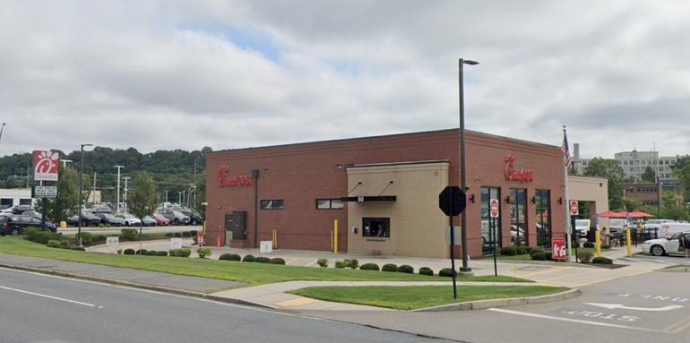 A fast food restaurant 