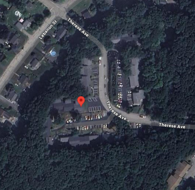 Satellite image of a apartment complex