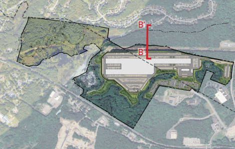 Design plans for a large warehouse