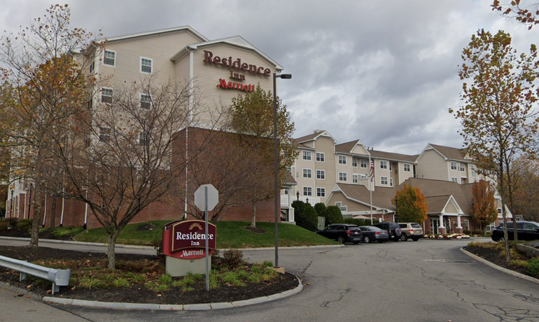 A large hotel building