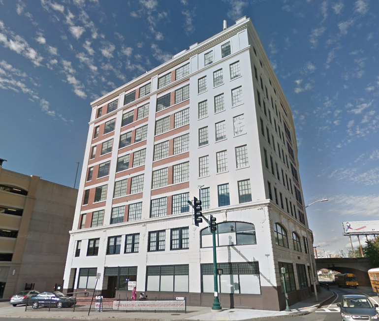 An eight-story building