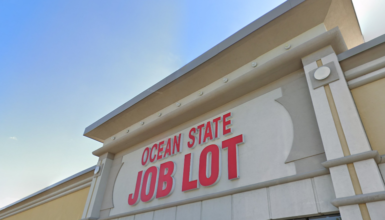 A sign for Ocean State Job Lot