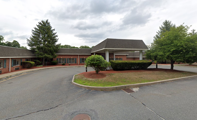 A one-story brick medical facility