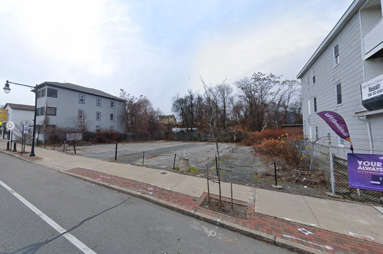An empty paved lot