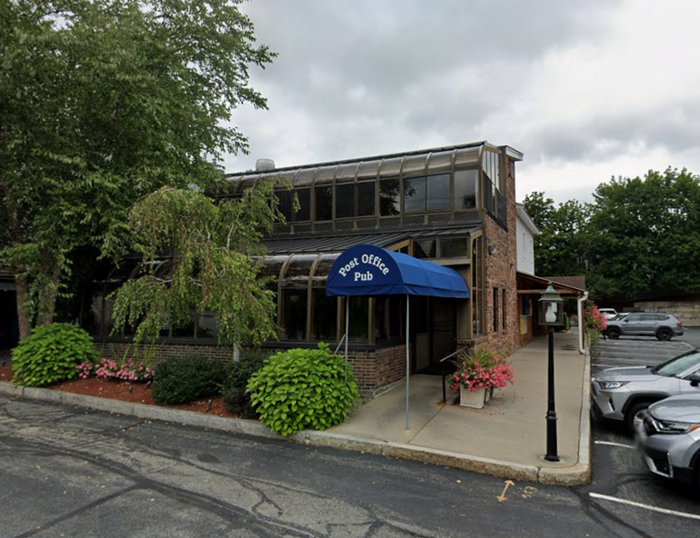 A restaurant storefront 