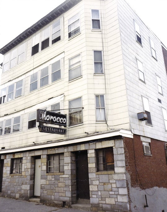 A four-story building